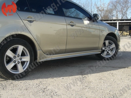 АБС-пластик Пороги 2.0 Lancer X